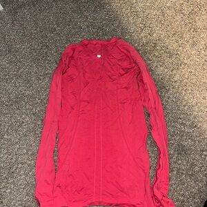 Lululemon Hot Pink Long Sleeve Top